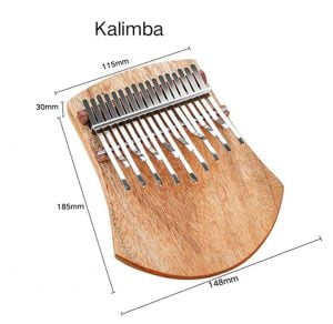 geco kalimba in canfora - 17 note