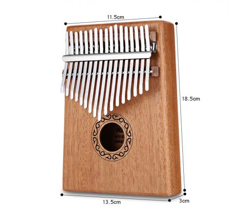 [Kit Complet] Kalimba en Acajou 17 notes - Acheter Kalimba artisanal - Thekalimba ❤️️