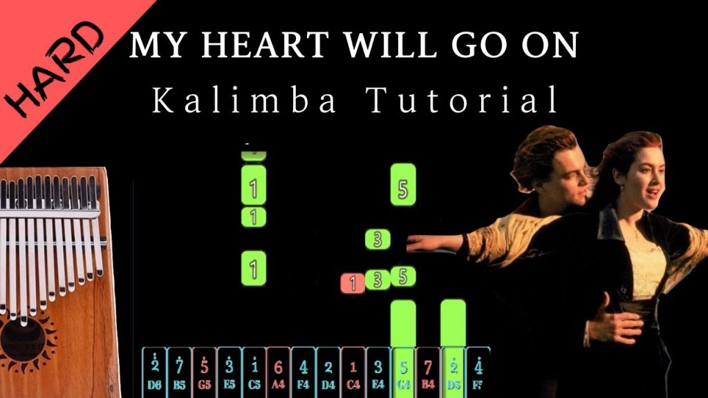 My Heart Will Go On - Celine Dion from "Titanic"| Kalimba Tutorial (Hard)