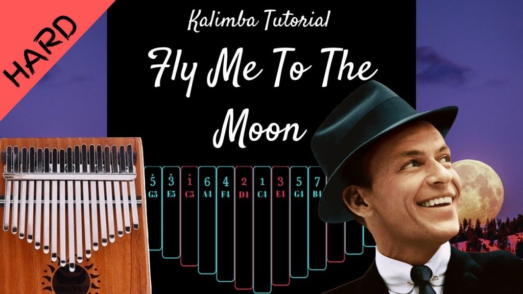 Fly Me To The Moon - Frank Sinatra | Kalimba Tutorial (Hard)