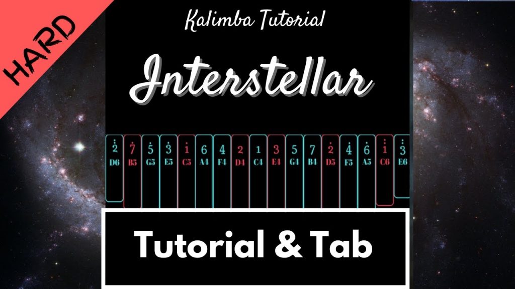 Interstellar Main Theme - Hans Zimmer | Kalimba Tutorial & Tab (Hard)