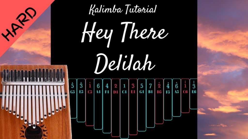Hey There Delilah - Plain White T's | Kalimba Tutorial (Hard)
