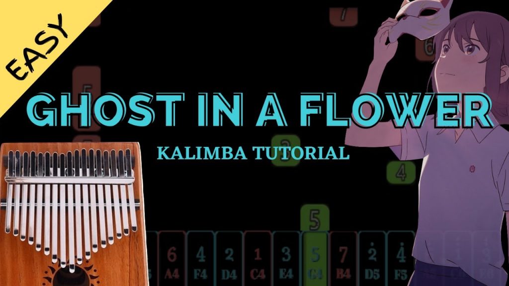 Ghost In A Flower / 花に亡霊 (Hani ni Bourei)  - Yorushika | Kalimba Tutorial (Easy)