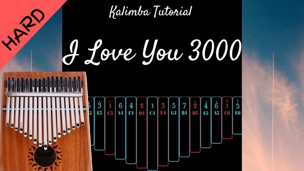 I Love You 3000 - Stephanie Poetri | Kalimba Tutorial (Hard)