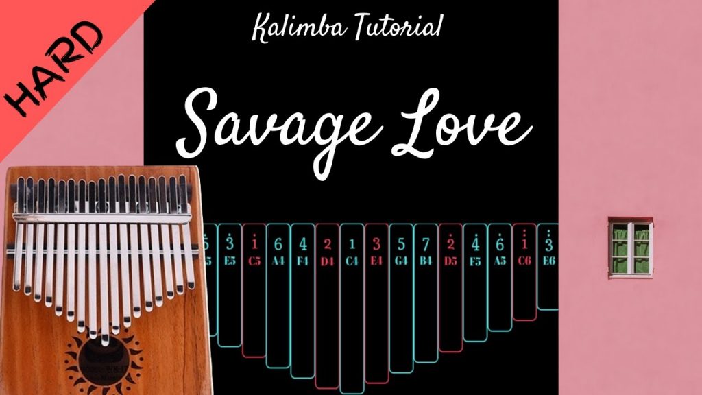 Savage Love - Jason Derulo & Jawsh 685 | Kalimba Tutorial (Hard)