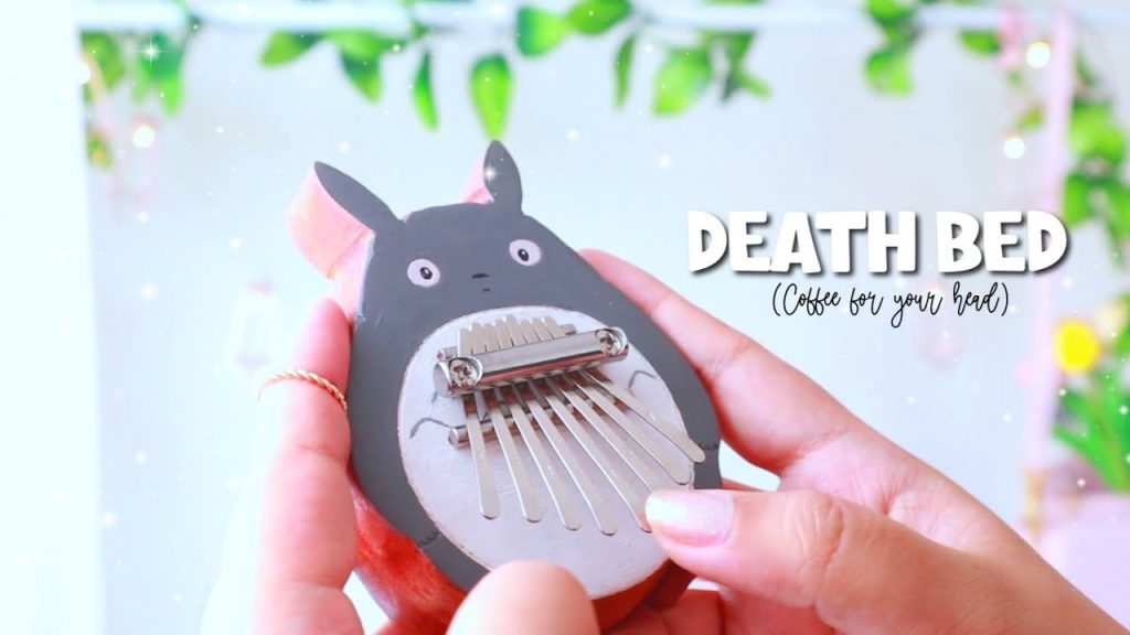 Powfu - death bed (coffee for your head) ft. beabadoobee | 8 keys Kalimba Cover with Easy Tabs ♡