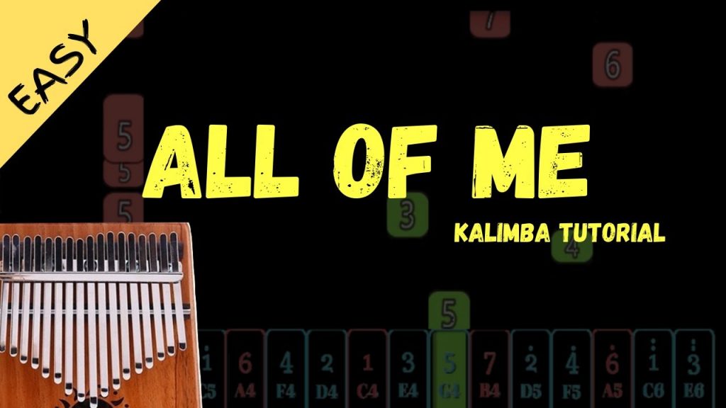 All Of Me - John Legend | Kalimba Tutorial (Easy)