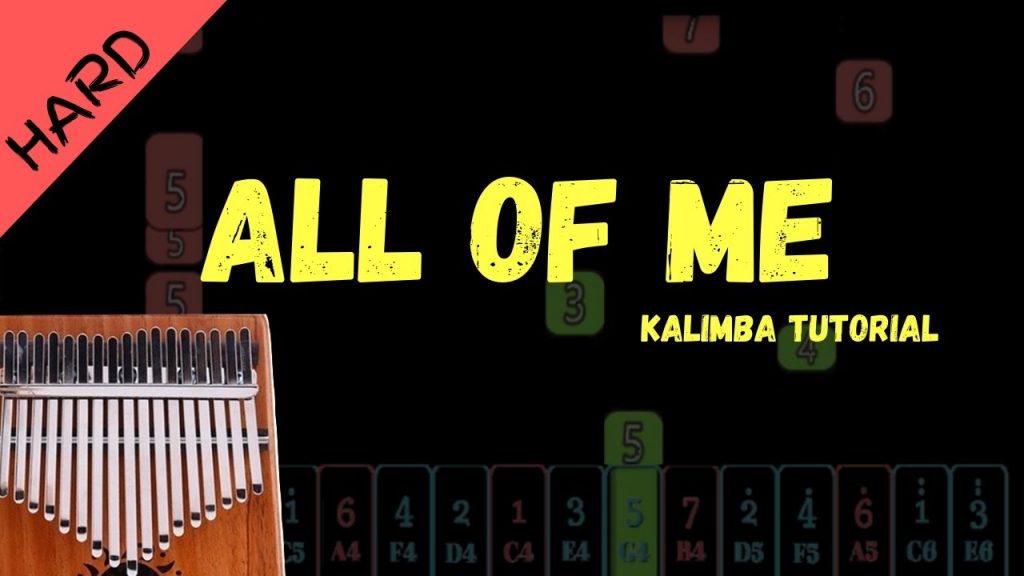 All Of Me - John Legend | Kalimba Tutorial (Hard)