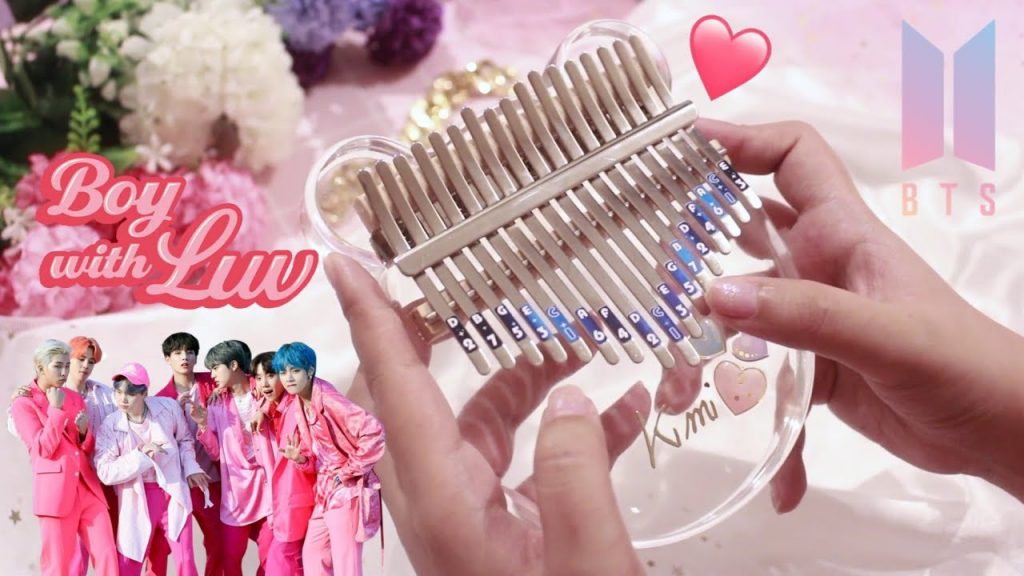 BTS (방탄소년단) '작은 것들을 위한 시 (Boy With Luv) feat. Halsey | Kalimba Cover with TABS ♡