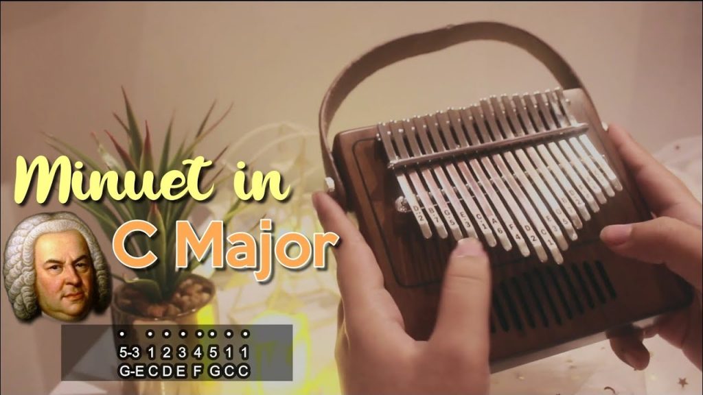 Bach - Minuet in C Major | Kalimba Cover with Tabs ♡