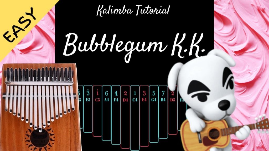 Bubblegum K.K. (Animal Crossing: New Leaf) | Kalimba Tutorial (Easy)