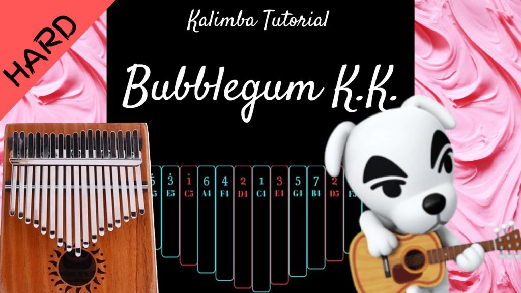 Bubblegum K.K. (Animal Crossing: New Leaf) | Kalimba Tutorial (Hard)