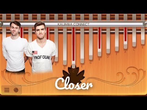 Closer - Kalimba Tutorial | Medium