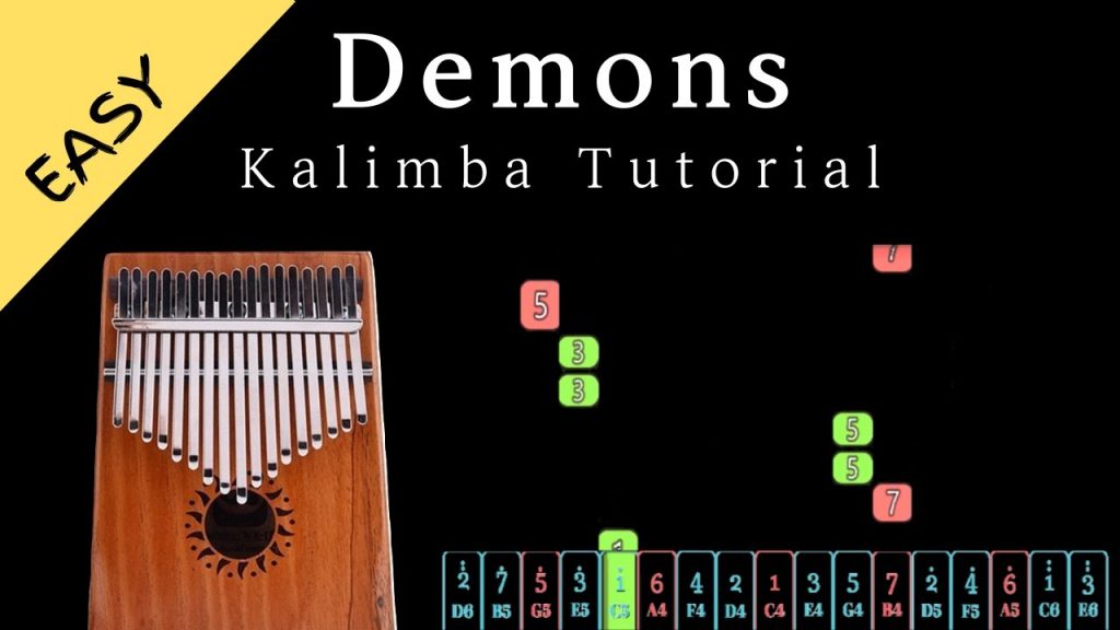Demons - Imagine Dragons | Kalimba Tutorial (Easy)