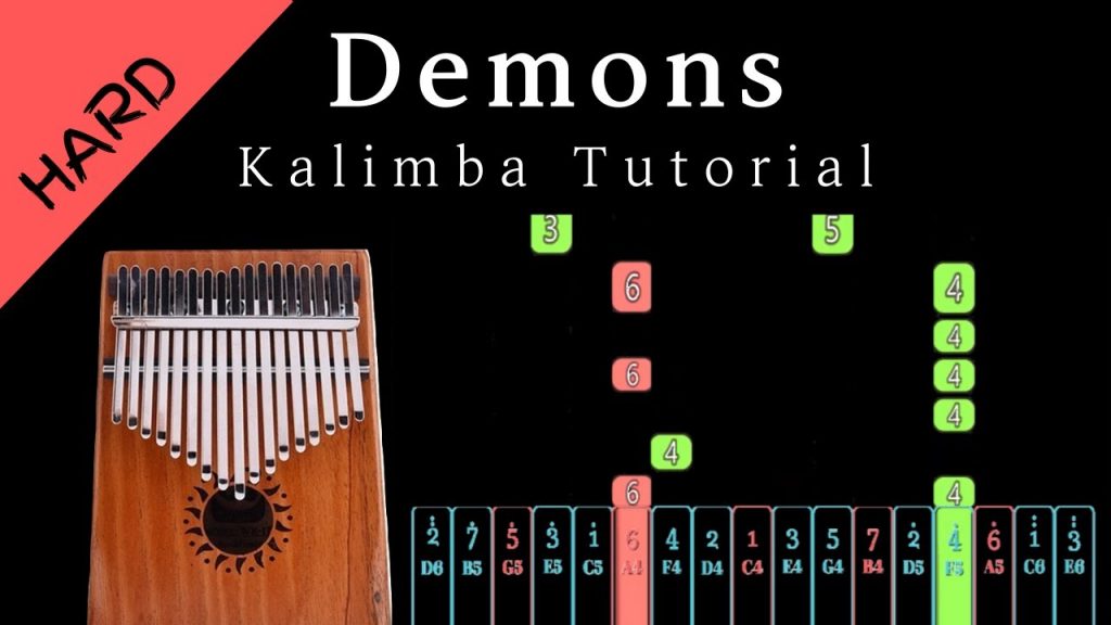 Demons - Imagine Dragons | Kalimba Tutorial (Hard)