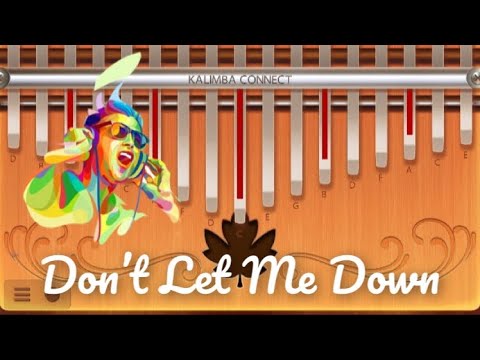 Don’t Let Me Down - Kalimba Tutorial | Medium