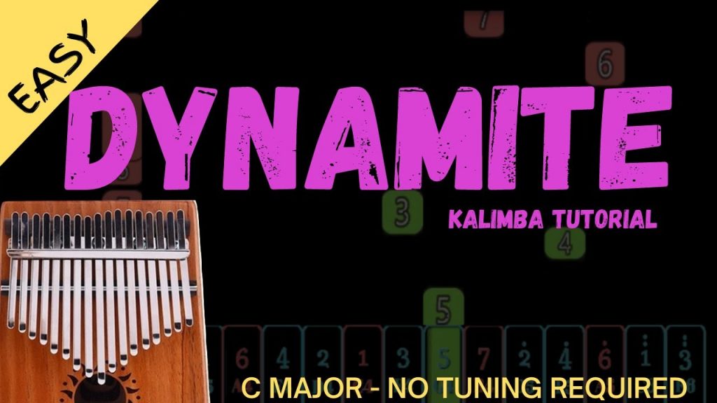 Dynamite - BTS | Kalimba Tutorial (Easy)