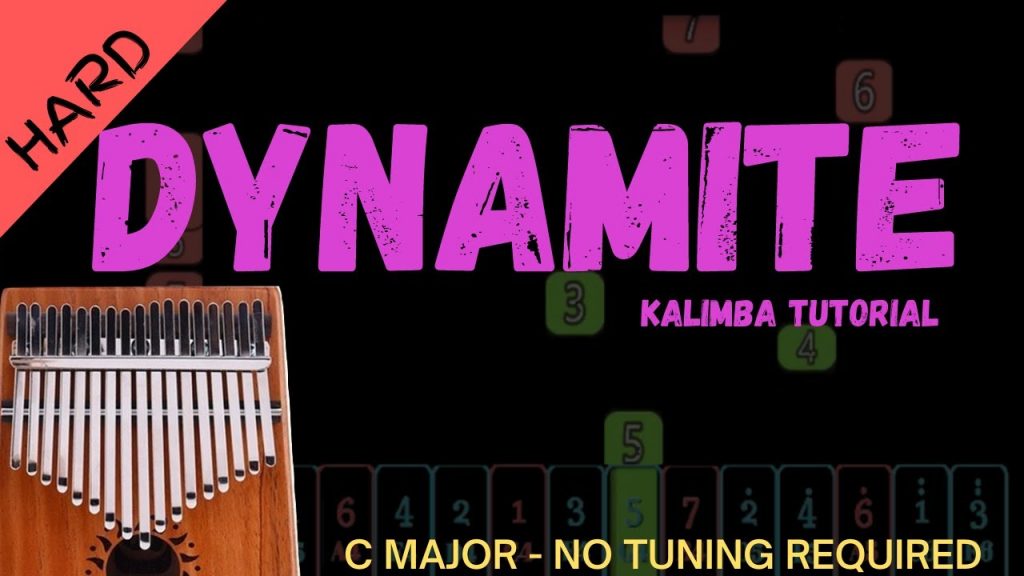 Dynamite - BTS | Kalimba Tutorial (Hard)