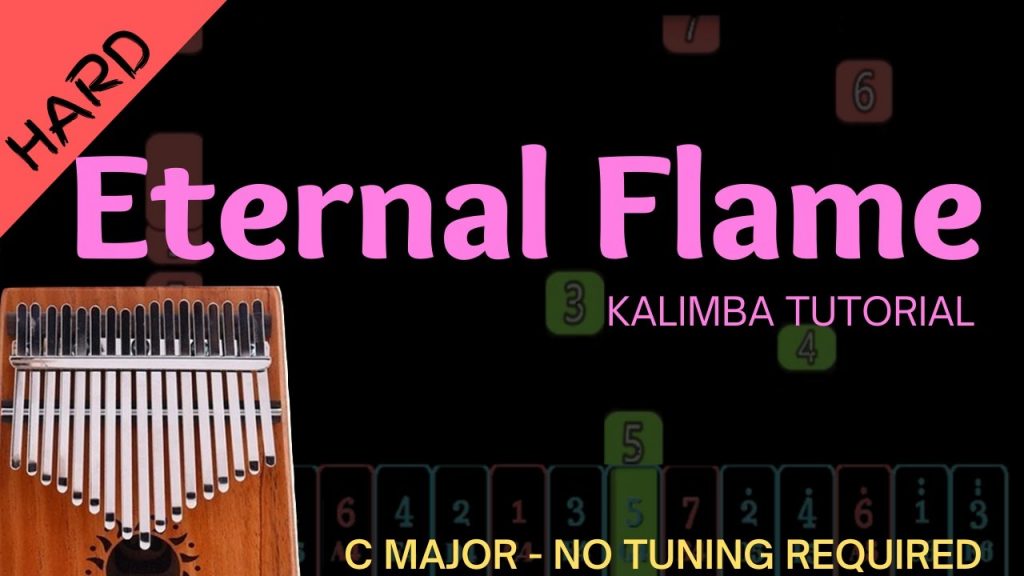 Eternal Flame - The Bangles | Kalimba Tutorial (Hard)