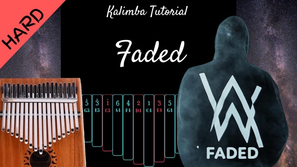 Faded - Alan Walker  | Kalimba Tutorial (Hard)