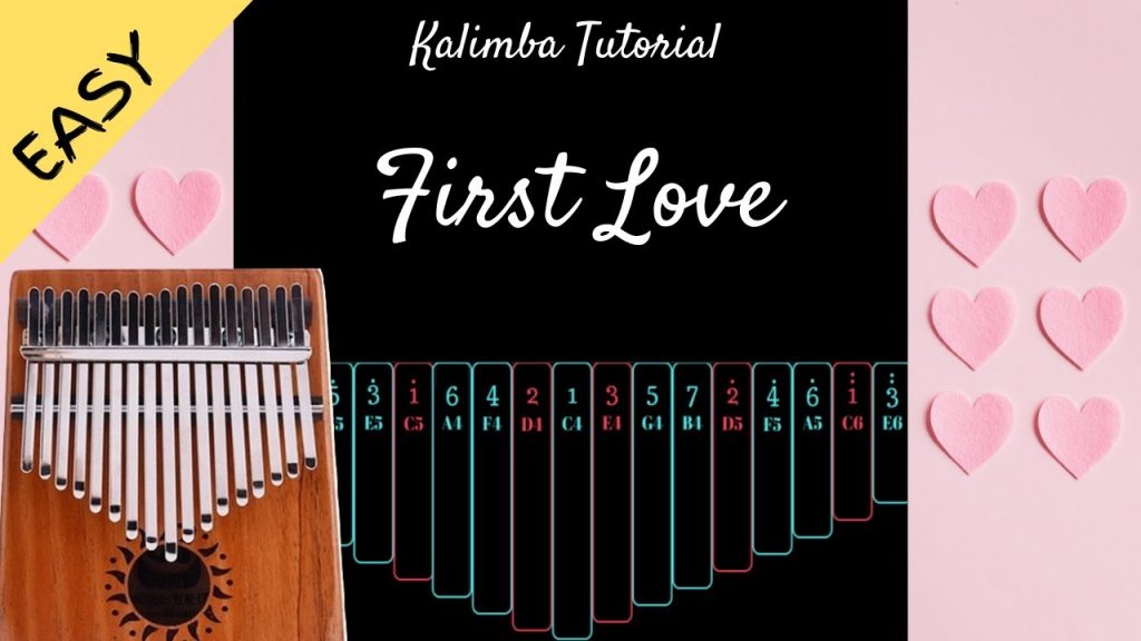First Love - Utada Hikaru| Kalimba Tutorial (Easy)