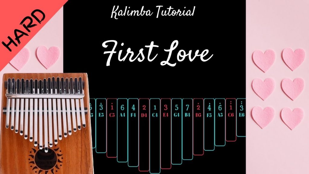 First Love - Utada Hikaru| Kalimba Tutorial (Hard)