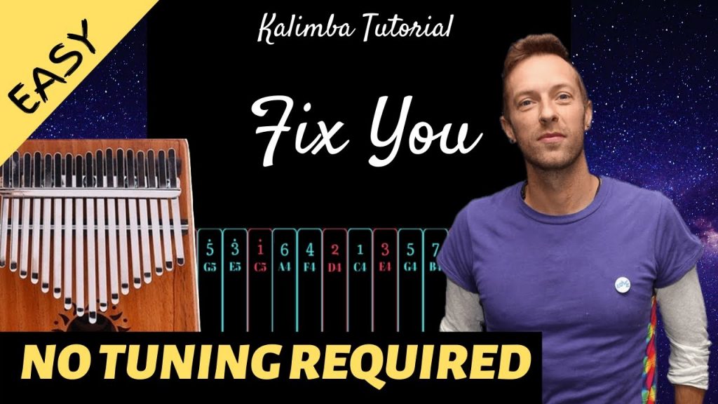 Fix You - Coldplay | Kalimba Tutorial (Easy)