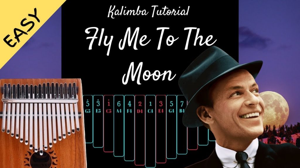 Fly Me To The Moon - Frank Sinatra | Kalimba Tutorial (Easy)