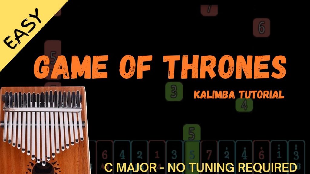 Game of Thrones - Main Theme | Kalimba Tutorial (Easy)