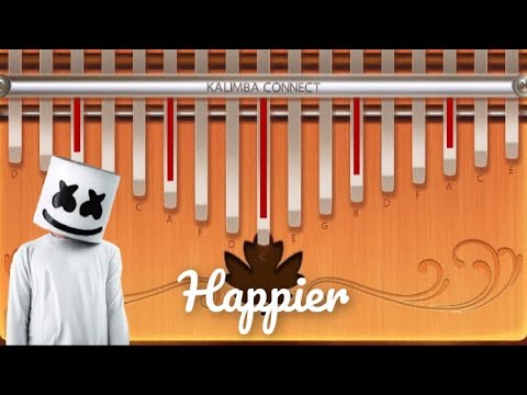 Happier - Kalimba Tutorial | Easy