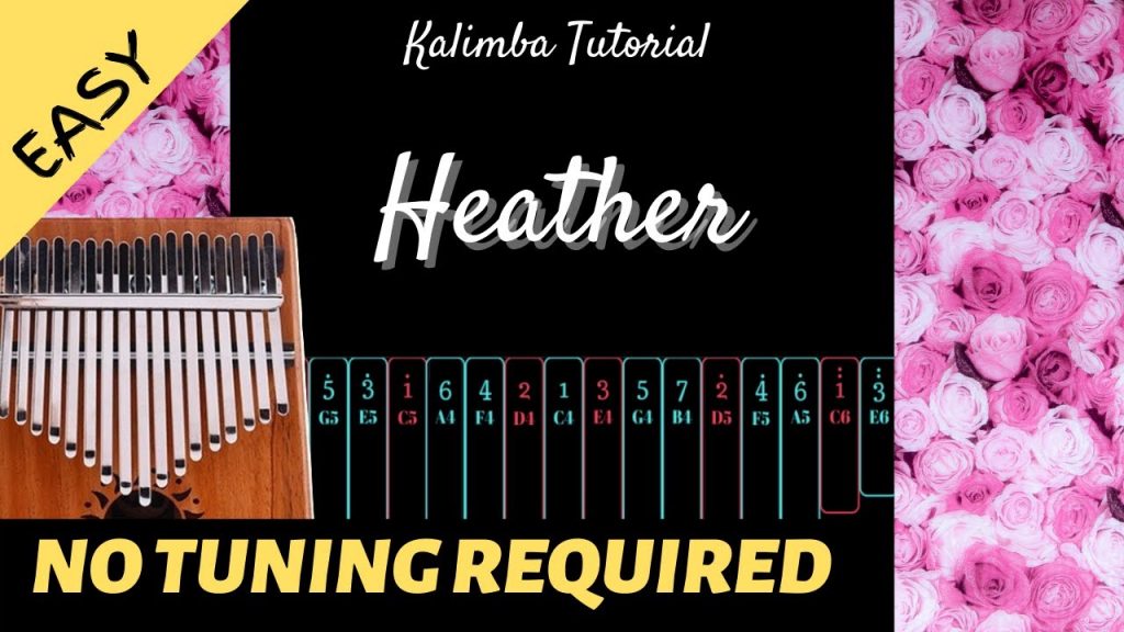 Heather - Conan Gray | Kalimba Tutorial (Easy)