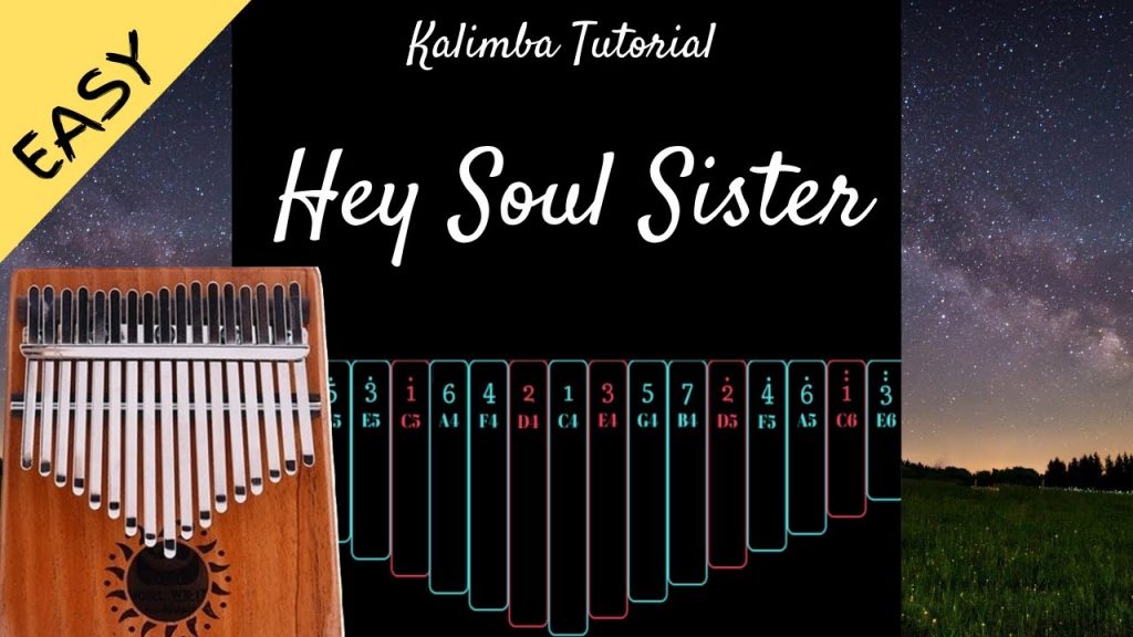 Hey Soul Sister - Train | Kalimba Tutorial (Easy)