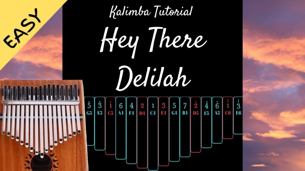 Hey There Delilah - Plain White T's | Kalimba Tutorial (Easy)