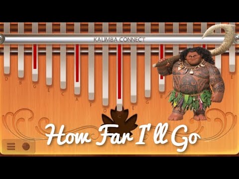 How Far I’ll Go - Kalimba Tutorial | Medium