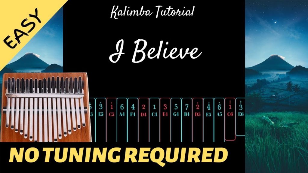 I Believe - Shin Seung-hoon (신승훈) from My Sassy Girl (엽기적인 그녀)  | Kalimba Tutorial (Easy)