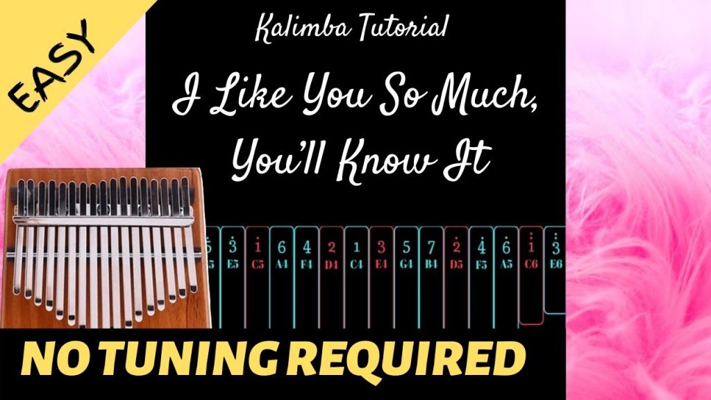 I Like You So Much, You’ll Know It (我多喜欢你，你会知道) | Kalimba Tutorial (Easy)