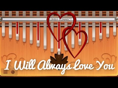 I Will Always Love You - Kalimba Tutorial | Medium