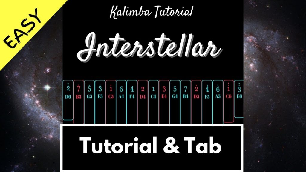 Interstellar Main Theme - Hans Zimmer | Kalimba Tutorial & Tab (Easy)