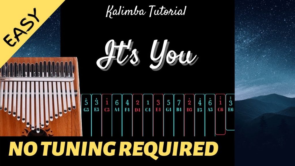 It's You - Ali Gatie | Kalimba Tutorial (Easy)