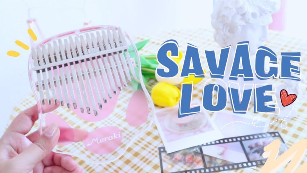 Jason Derulo, BTS, Jawsh 685 - Savage Love (Laxed - Siren Beat) | Kalimba Cover with Tabs ♡