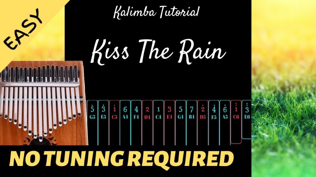 Kiss The Rain - Yiruma | Kalimba Tutorial (Easy)