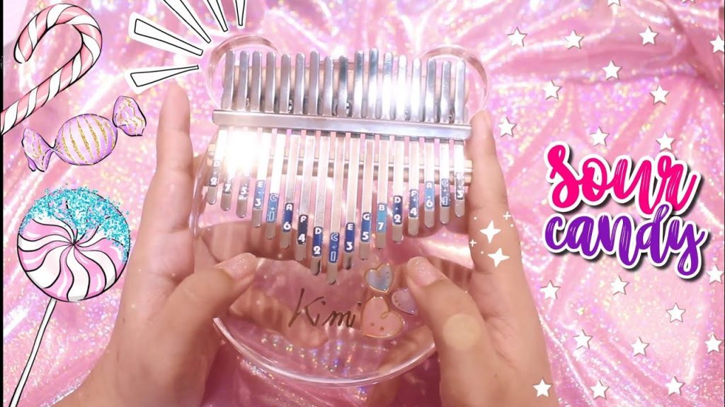 Lady Gaga, BLACKPINK - Sour Candy | Kalimba Cover with Easy Tabs ♡