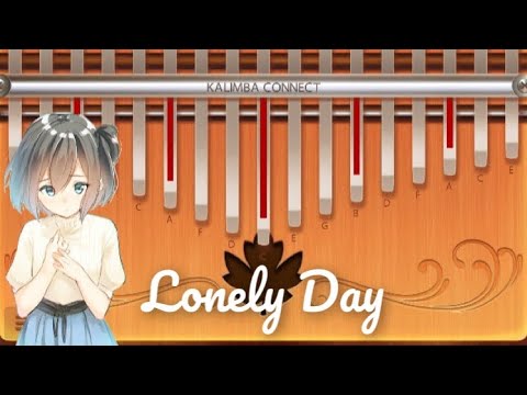 Lonely Day - Kalimba Tutorial | Medium