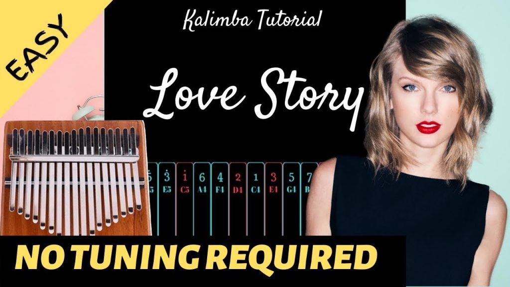 Love Story - Taylor Swift | Kalimba Tutorial (Easy)