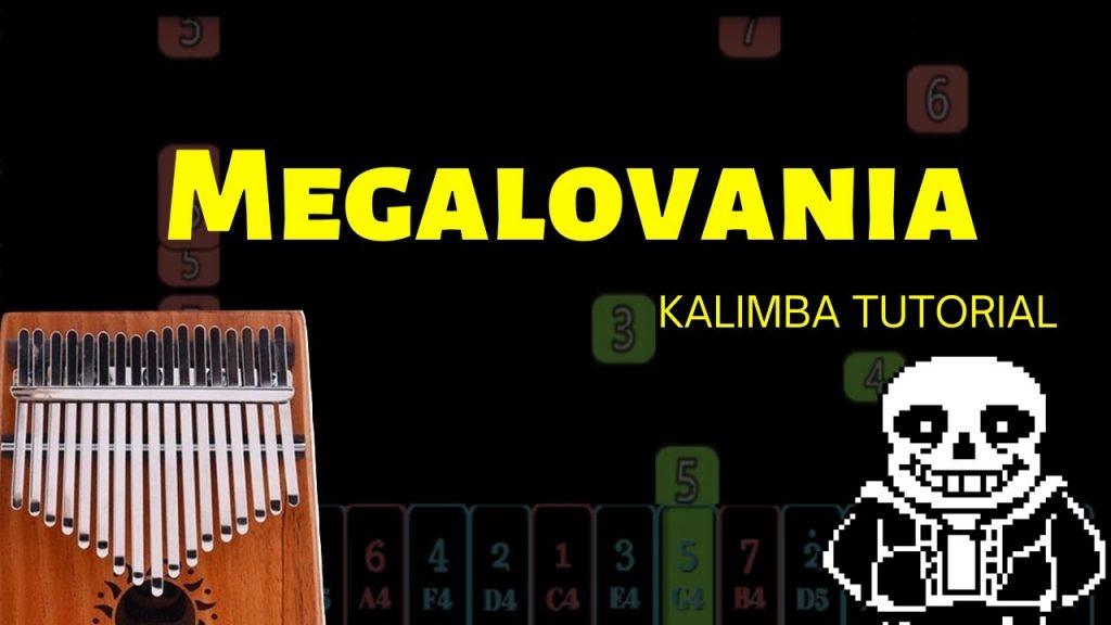 Megalovania from "Undertale" | Kalimba Tutorial