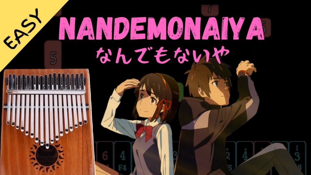 Nandemonaiya なんでもないや - Your Name OST | Kalimba Tutorial (Easy)