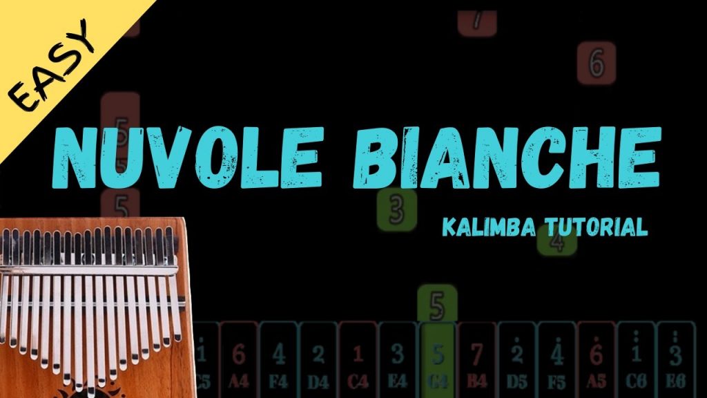 Nuvole Bianche - Ludovico Einaudi | Kalimba Tutorial (Easy)