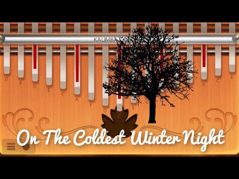 On The Coldest Winter Night - Kalimba Tutorial | Medium