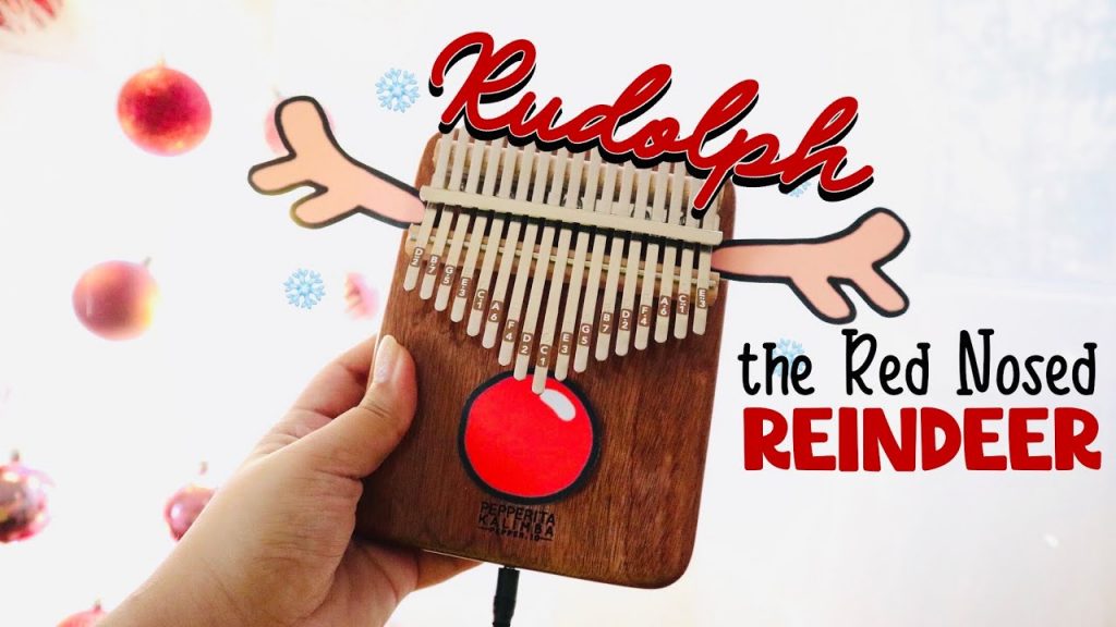 Rudolph the Red Nosed Reindeer ? - Christmas Song ? | Kalimba Cover with Tabs ♡