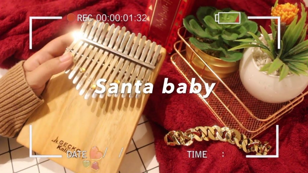 SANTA BABY ? by Ariana Grande | Kalimba Cover with TABS